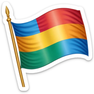 bandera del orgullo vinciano, sticker