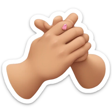 pinky promise sticker