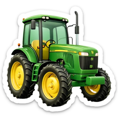 John deere tractor sticker