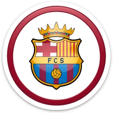 Barça escudo sticker