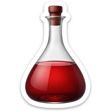 demijohn of wine sticker