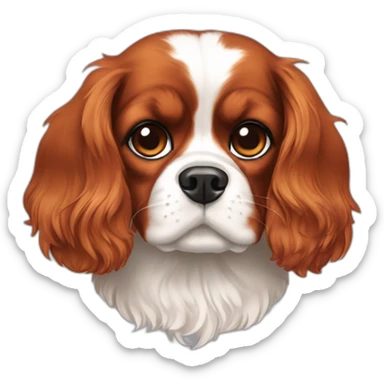Cavalier king charles sticker