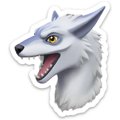 Sergal-raptor-vernid sticker