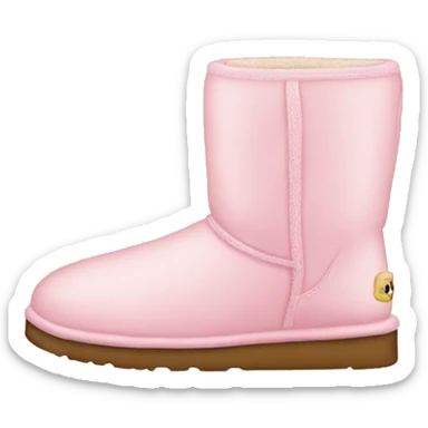 light pink uggs sticker