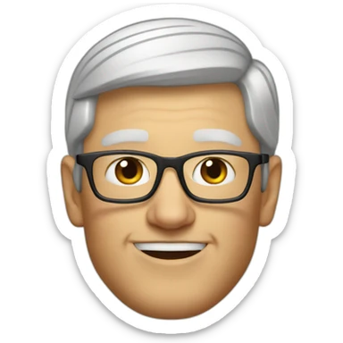 Apple CEO Tim Cook sticker