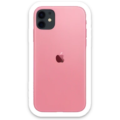pink Iphone 11 sticker