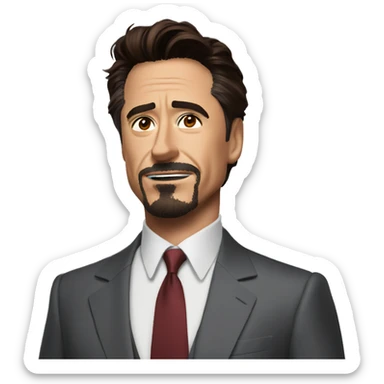 Tony stark sticker