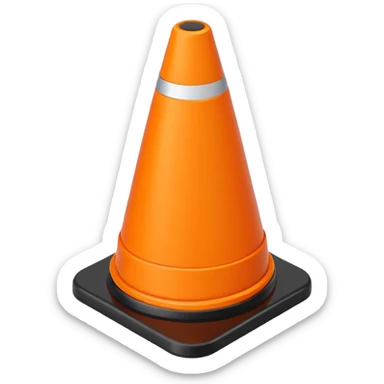 Cone marker
 sticker