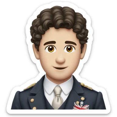 Josh O’Connor as young Prince Charles sticker