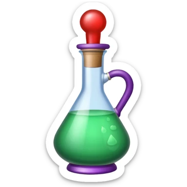 Potion bottle labeled “Desire” sticker