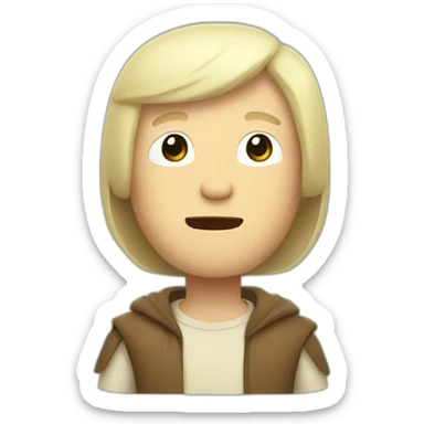 Finn the human  sticker