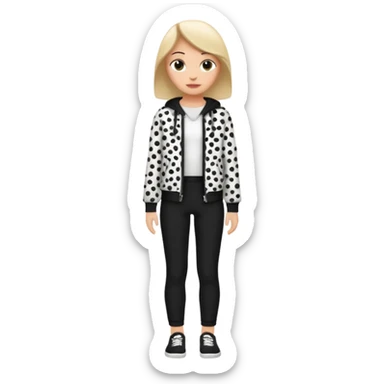 spotted clothing sticker