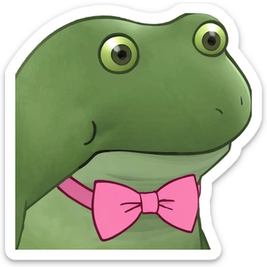 Pink spaghetti  sticker