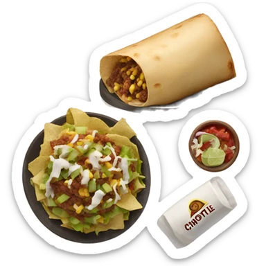 chipotle meal sticker