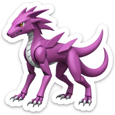 Heliolisk-Sergal-Cyclizar-Genesect-Pokémon, full body sticker