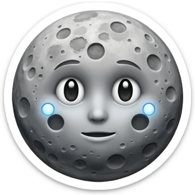 MOON sticker