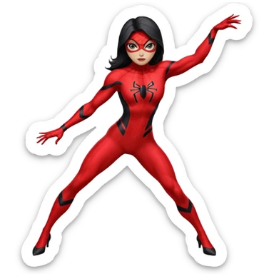 Spider woman sticker