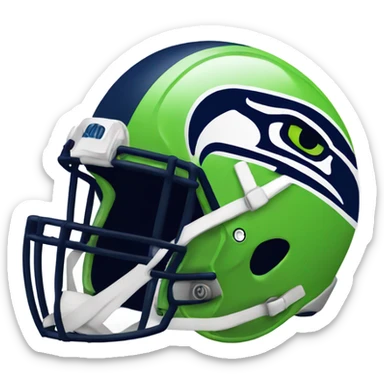 Seattle Seahawks helmet  sticker
