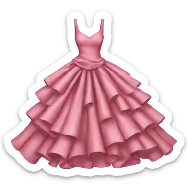 Couture dress sticker