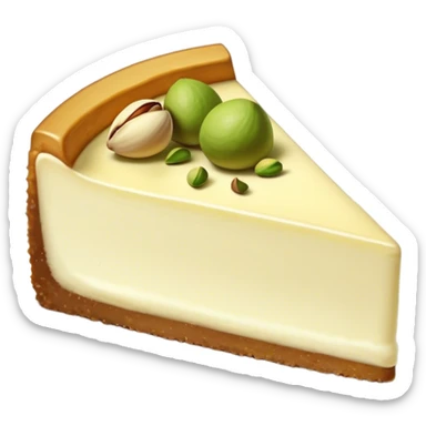 cheesecake with pistachio  sticker