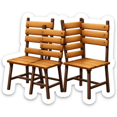 Cabin chairs sticker