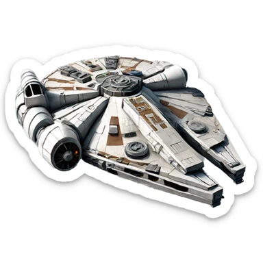 millennium falcon  sticker