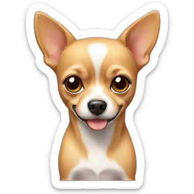 tan Chihuahua mix sticker