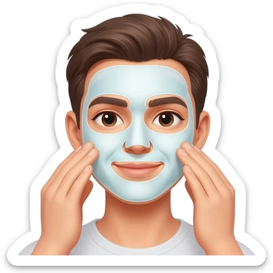 face mask self care sticker