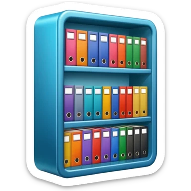 ganchito de libreria aesthetic de colores sticker