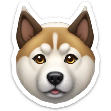 Akita inu roux sticker