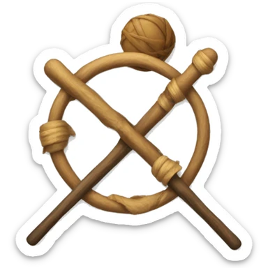 Balança com tocha sticker