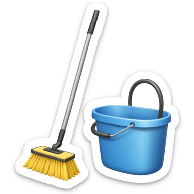 cleaning tools sticker
