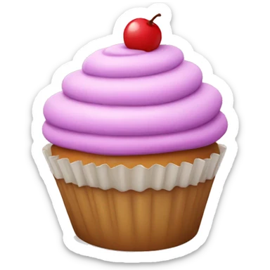 Cupcake sticker