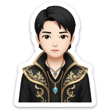 jinu from kpop demon hunters sticker