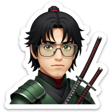 Shadow Samurai sticker