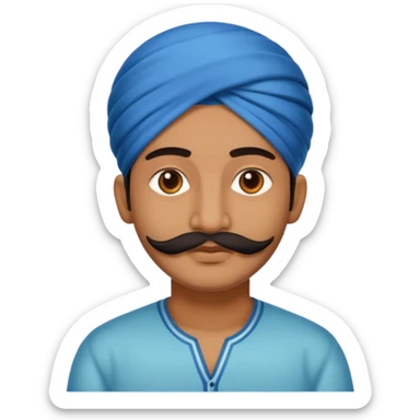 Indian man 25 years old  sticker