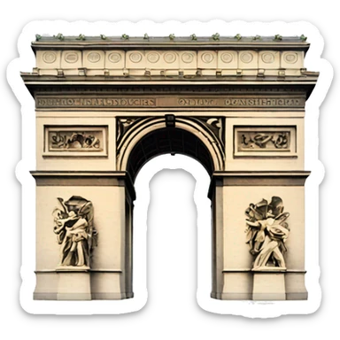 arc de triomphe sticker
