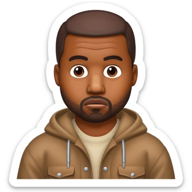 kanye west bear man sticker