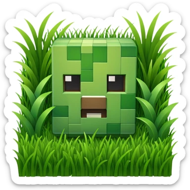 Original Minecraft logo  sticker