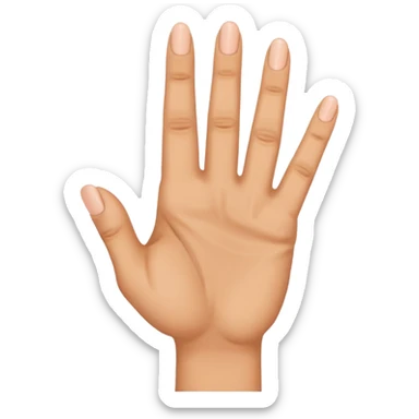 Smiling middle finger sticker