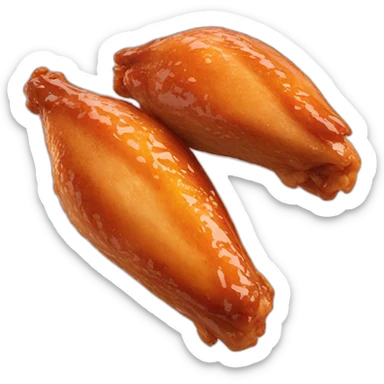 Chicken wing sticker