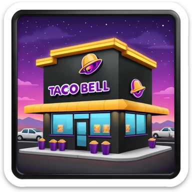 Taco Bell Drive Thru sticker