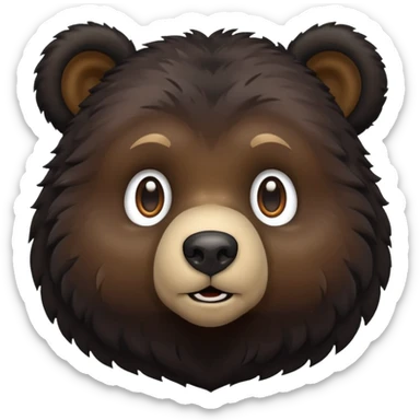 🐻‍❄️ black bear sticker