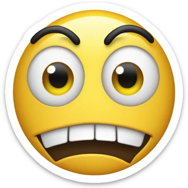 emoji with saracastic sm sticker