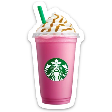 Starbucks pink drink sticker
