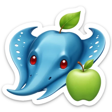 stingray but make it like apple would  sticker