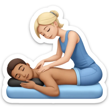 Back massage body sticker