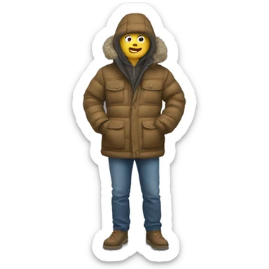 veste doudoune sticker