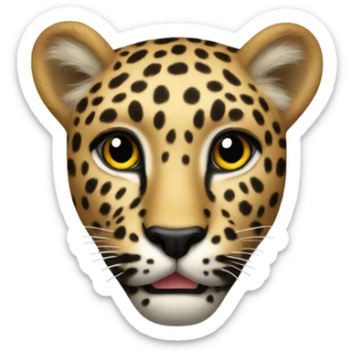 Leopard sticker