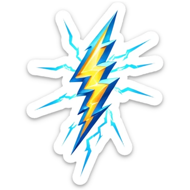 sorayama plasma core lightning sticker